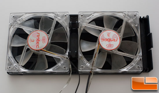 Top Panel Fans Installed on SilverStone PS05