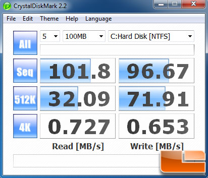 CrystalDiskMark v2.2: Momentus XT CrystalDiskMark v2.2: Momentus XT
