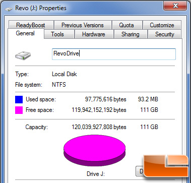 OCZ RevoDrive PROPERTIES OCZ RevoDrive PROPERTIES