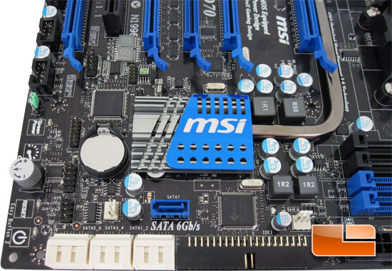 MSI 890FXA-GD70 Motherboard Layout