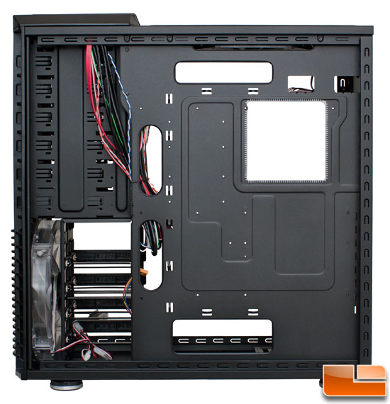 Right Side View of the Interior of the Cooler Master HAF 932 Black Edition