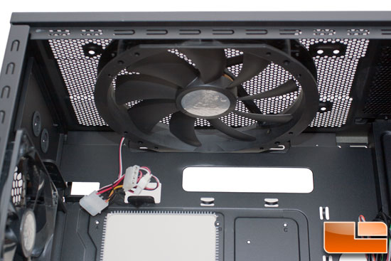 Upper Interior View of the Cooler Master HAF 932 Black Edition