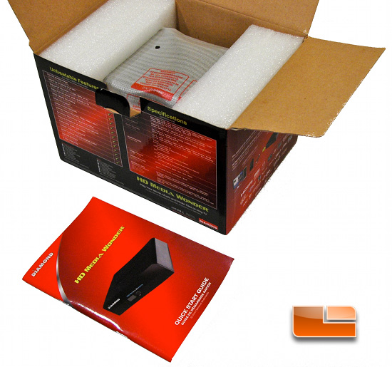 Diamond-MP1000 Opening the Box Opening the Box