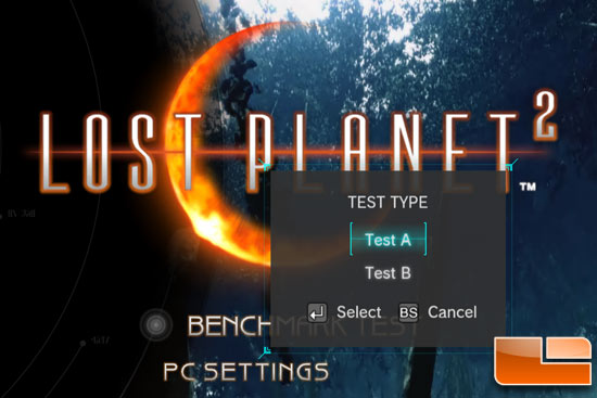 Lost Planet 2 Benchmark Lost Planet 2 Benchmark