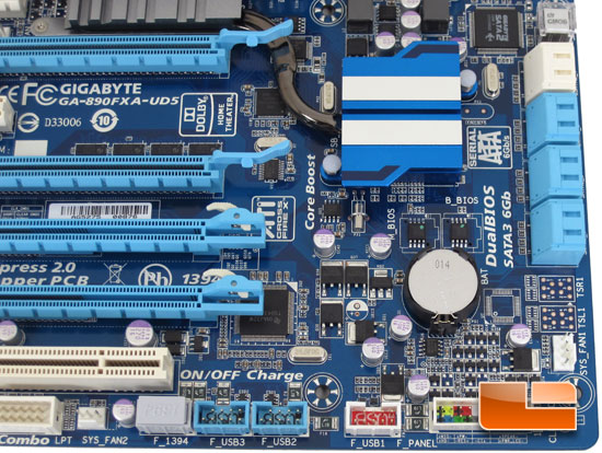 GIGABYTE 890FXA-UD5 Motherboard Layout