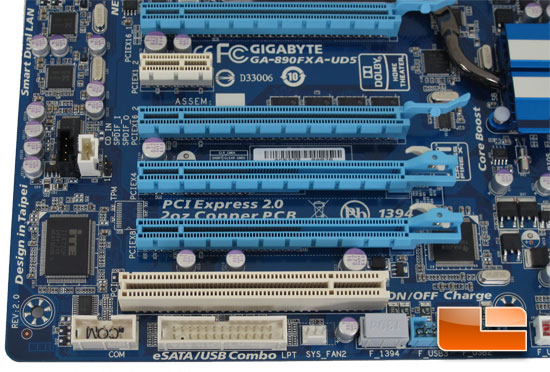 GIGABYTE 890FXA-UD5 Motherboard Layout