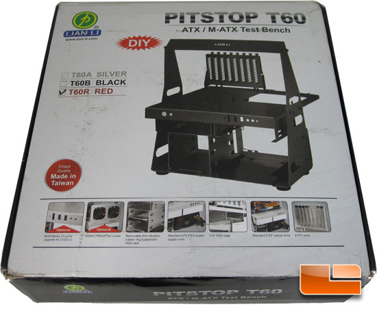 Lian Li Pitstop T60 Retail Packaging Lian Li Pitstop T60 Retail Packaging