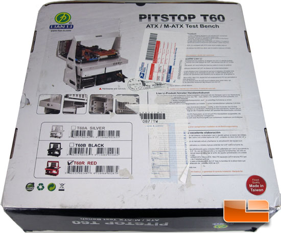 Lian Li Pitstop T60 Retail Packaging Lian Li Pitstop T60 Retail Packaging