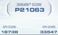 Rampage III Extreme and EVGA GTX 480 3DMark Vantage stock clocks P21063 3DMarks