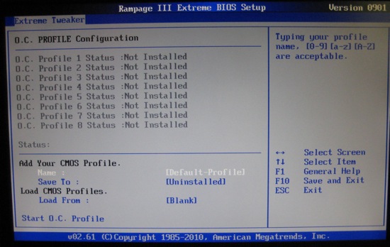 ASUS Rampage III Extreme BIOS ASUS Rampage III Extreme BIOS