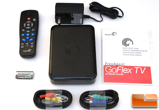 Seagate GoFlex TV Box Contents