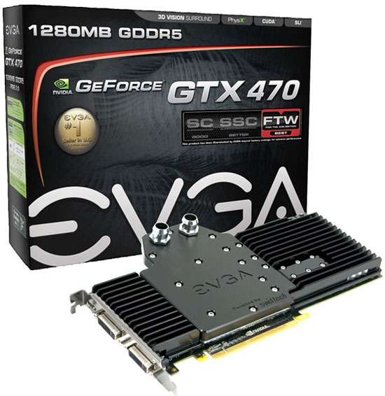 EVGA GeForce GTX 470 Hydro Copper FTW Video Card Review
