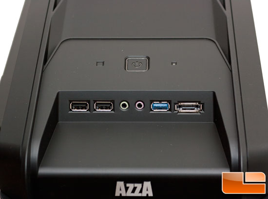 Front Input Ports of Azza Hurrican 2000