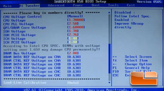 ASUS Sabertooth X58 System BIOS