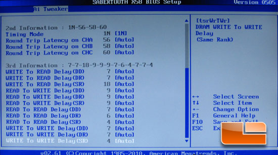ASUS Sabertooth X58 System BIOS