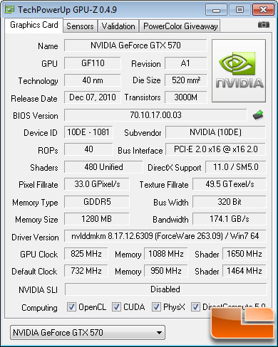 NVIDIA GeForce GTX 570 Video Card Overclocking