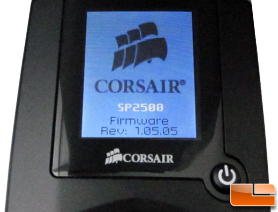 Corsair SP2500 Color TFT Controller