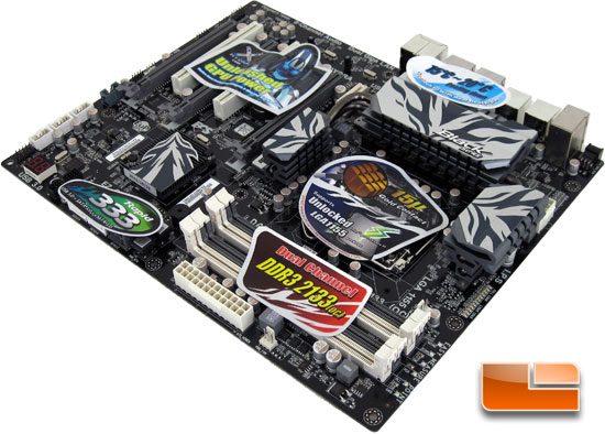 ECS P67H2-A Black Extreme Motherboard Layout