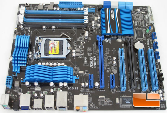 ASUS P8P67 Motherboard Layout