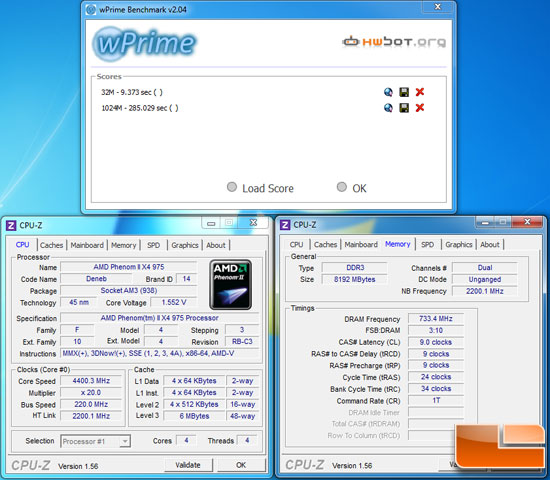 Phenom II X4 975 BE Overclock