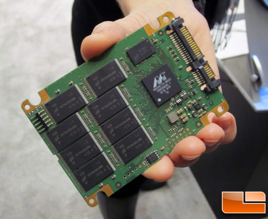 CES 2011: MICRON C400 256GB 25nm SSD Speed Demo - First Hand Look At ...