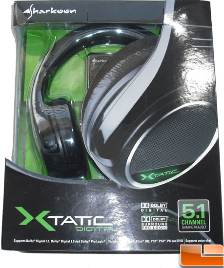 Sharkoon X-Tactic 5.1 Digital Headset Box Front