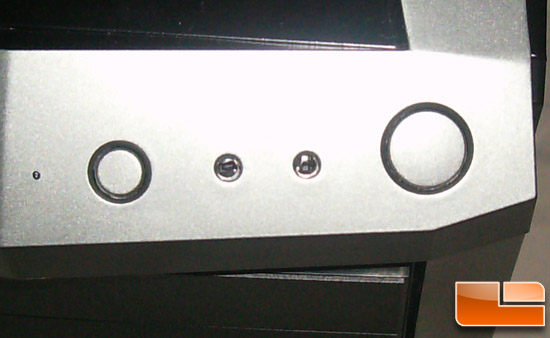 Antec 600 v2 Gaming Case Front Panel Controls