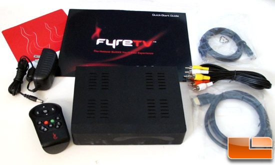 FyreTV BoXXX Box Contents