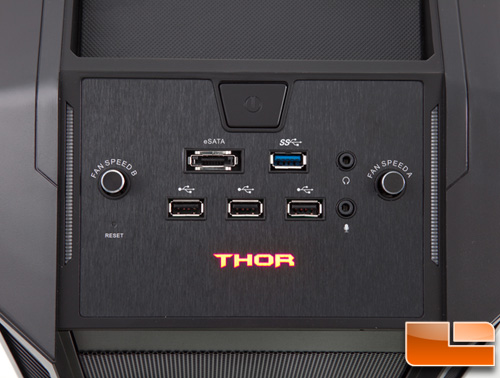 Rosewill Thor XL-ATX Gaming Case Front Control Panel