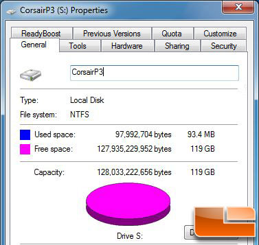 Corsair Performance 3 Series PROPERTIES