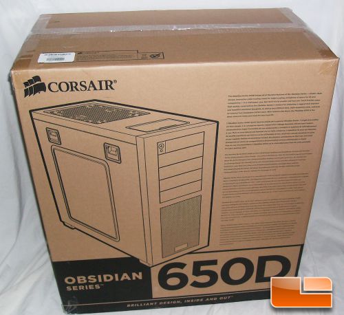 Corsair Obsidian Series 650D Mid-Tower Box Front