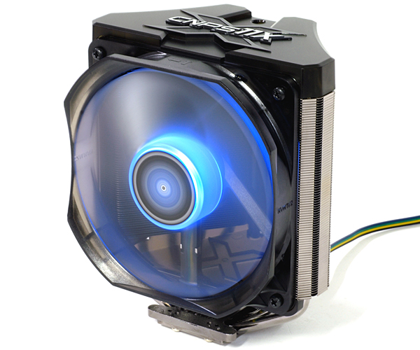 Zalman CNPS11X CPU Cooler powered up