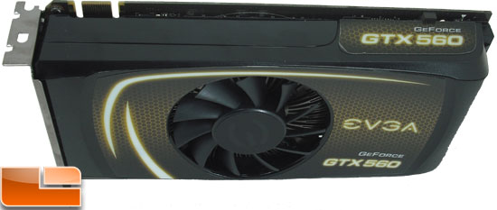 EVGA GeForce GTX 560 SC Video Card Top
