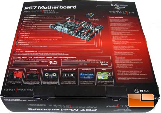 ASRock Fatal1ty Professional P67 motherboard Retail Packaging and bundle