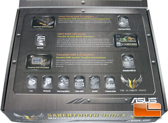 ASUS Sabertooth 990FX Motherboard Retail Packaging