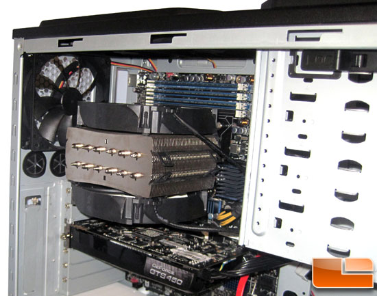 NZXT Havik 140 CPU Cooler mounted in case