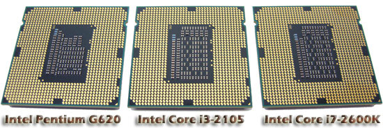 Intel Pentium G620 Pins