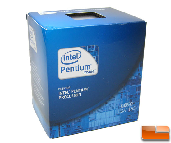 Intel Pentum G850 Retail Box Processor