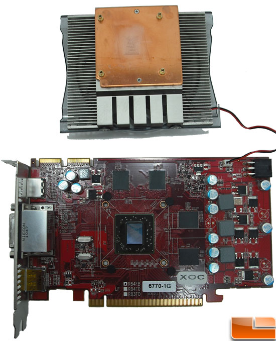 Diamond Radeon HD 6770 XOC Video Card GPU And Cooler
