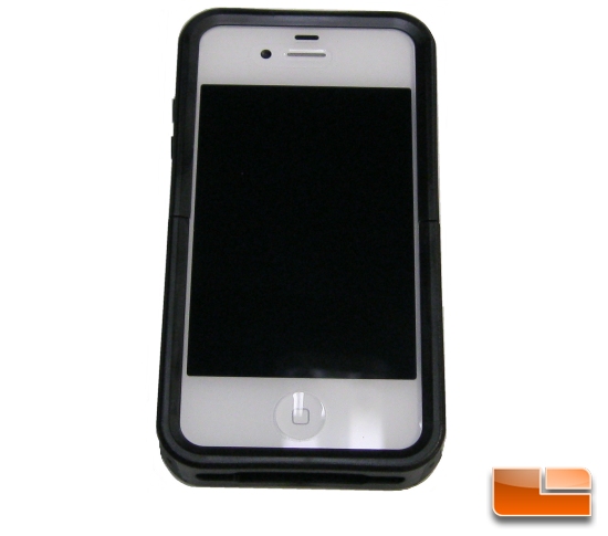 Otterbox Reflex iPhone 4 Case Installed