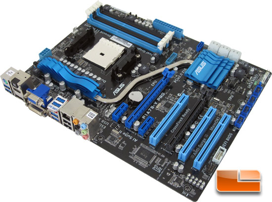 ASUS F1A75-V Pro Socket FM1 Motherboard Layout