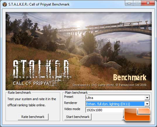Stalker Call of Pripyat DX11 Performance Benchmark