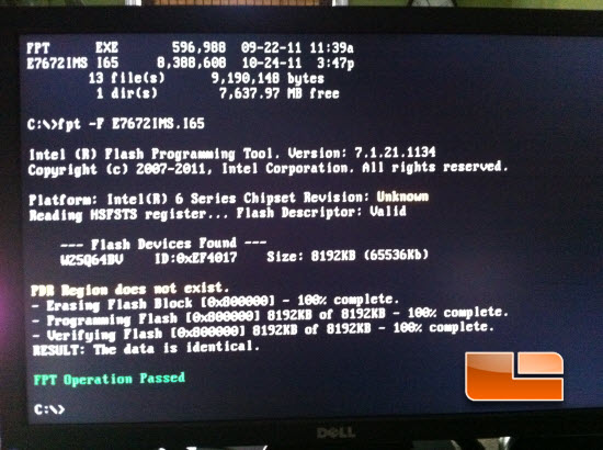 MSI BIOS DOS Flash