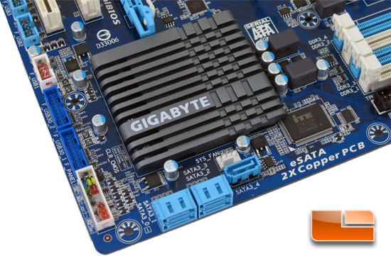GIGABYTE A75-UD4H Motherboard Layout