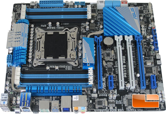 ASUS P9X79 Pro Motherboard Layout