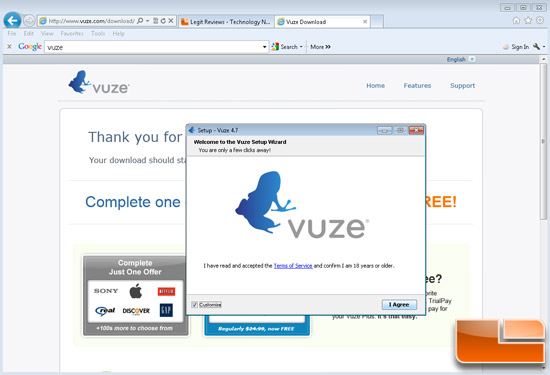 Vuze BitTorrent Software