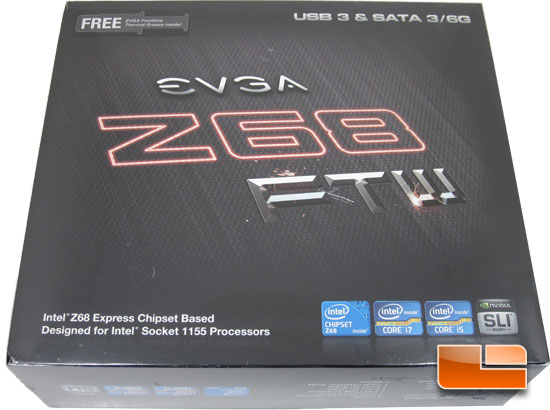 EVGA Z68 FTW Retail Box and Accessories