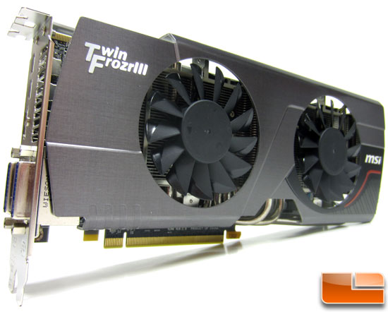 MSI N560GTX-448 Twin Frozr III Video Card Fan