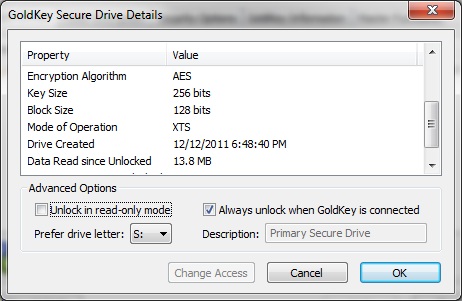 Goldkey Encryption