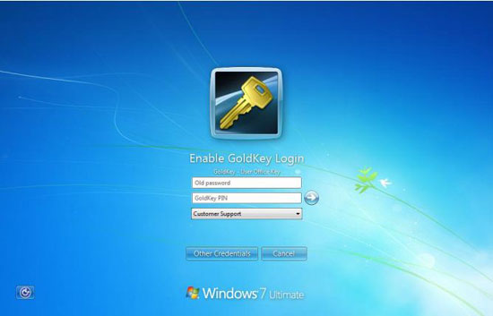 Goldkey Windows 7 Login